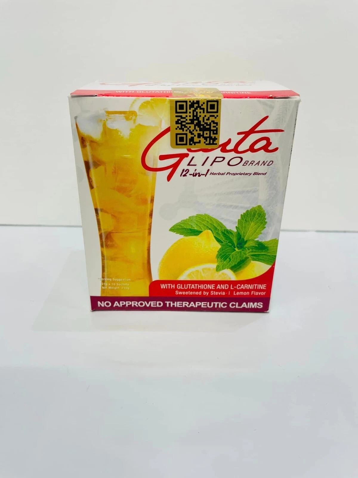 Original Gluta Lipo Juice 12in1 (Whitening & Slimming) X 2 BOXES