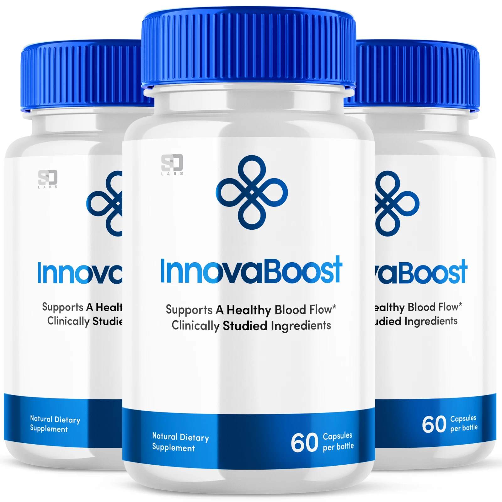 (3 Pack) Innovaboost Healthy Blood Flow Pills, Innova Boost (180 Capsules)