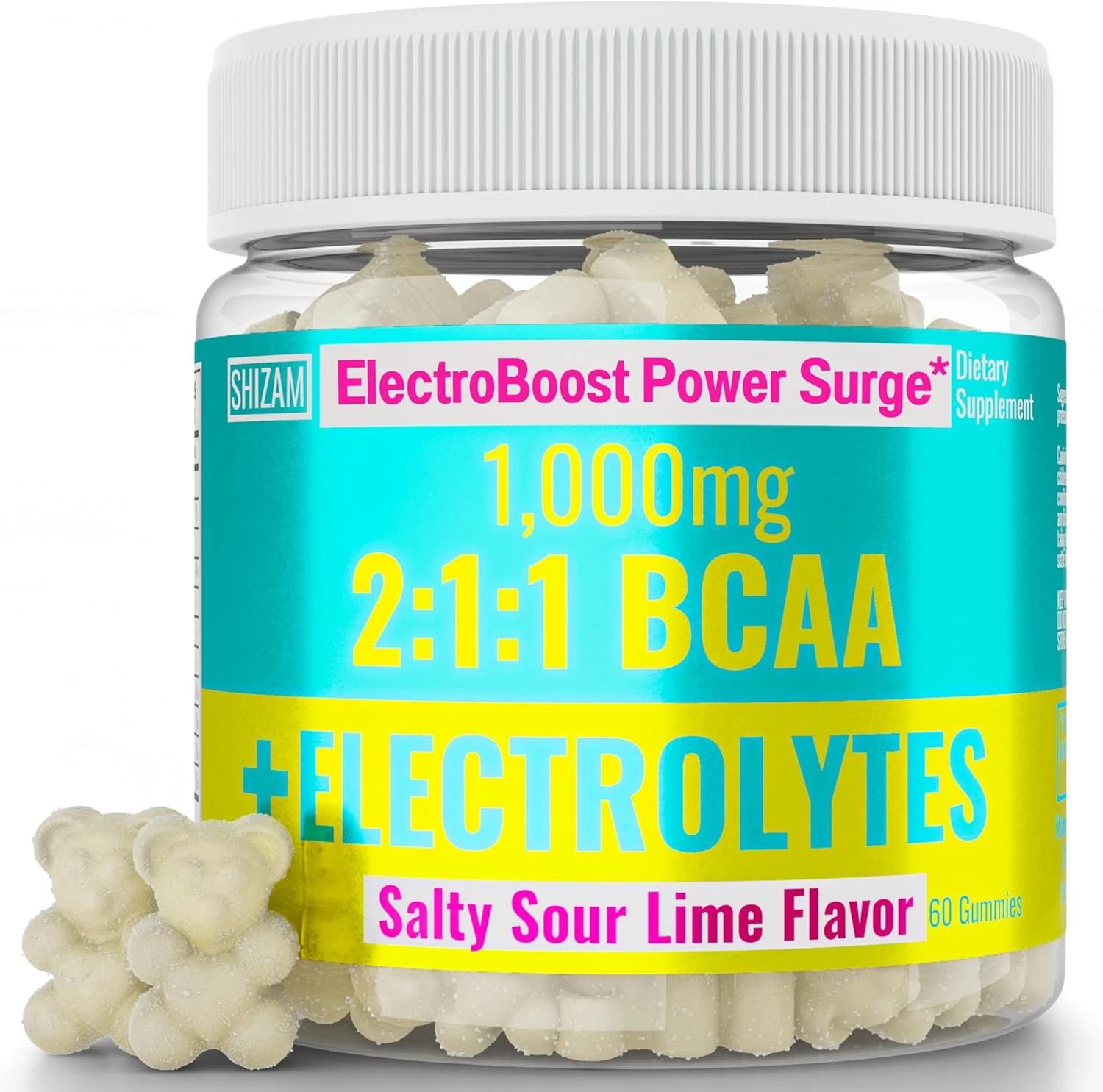 Electrolyte BCAA Gummies: Energy Chews W Electrolytes Branched Chain Amino Acids