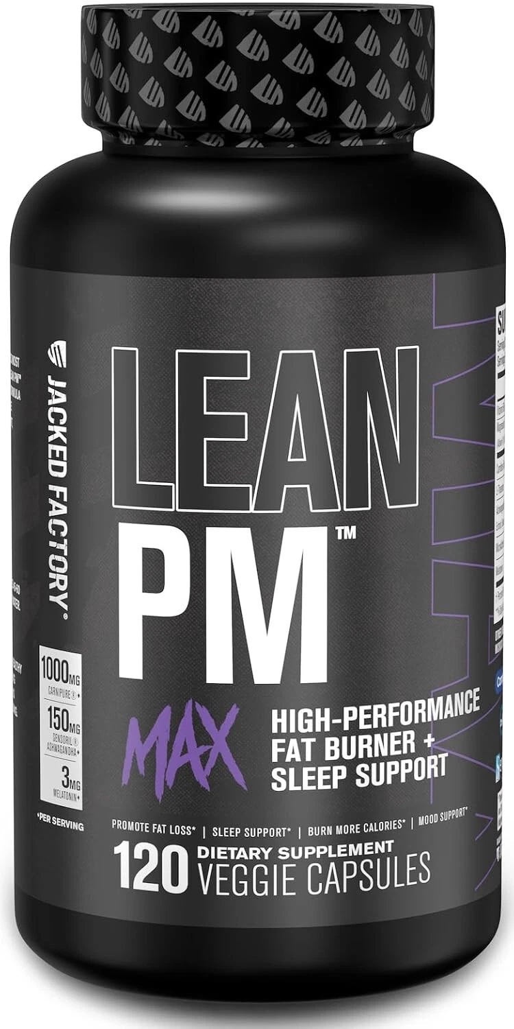 Jack Factory Lean PM Max - 120 ct - High Performance Fat Burner - 10/2027