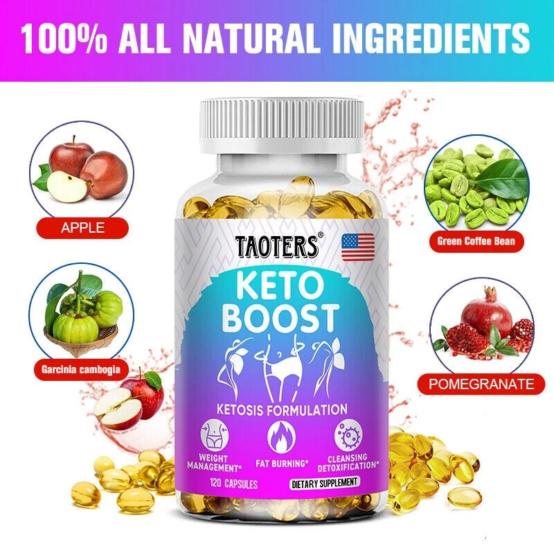 TAOTERS Keto ACV Weight Loss Capsules for Reducing Fat and Boosting Energy