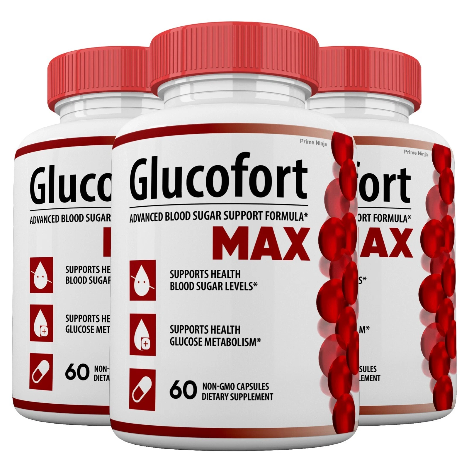 Glucofort MAX Blood Sugar Support Capsules, Max Strength (3 Pack)