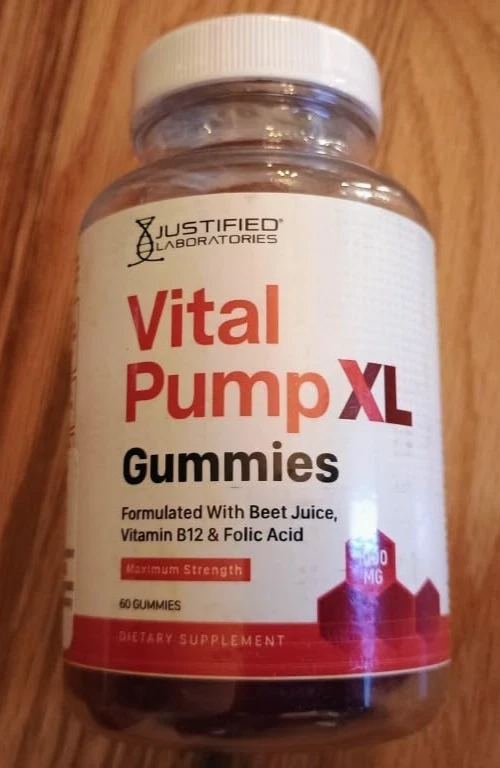 Vital Pump XL Performance Gummies 1000MG Advanced Formula For Men 60 Gummies