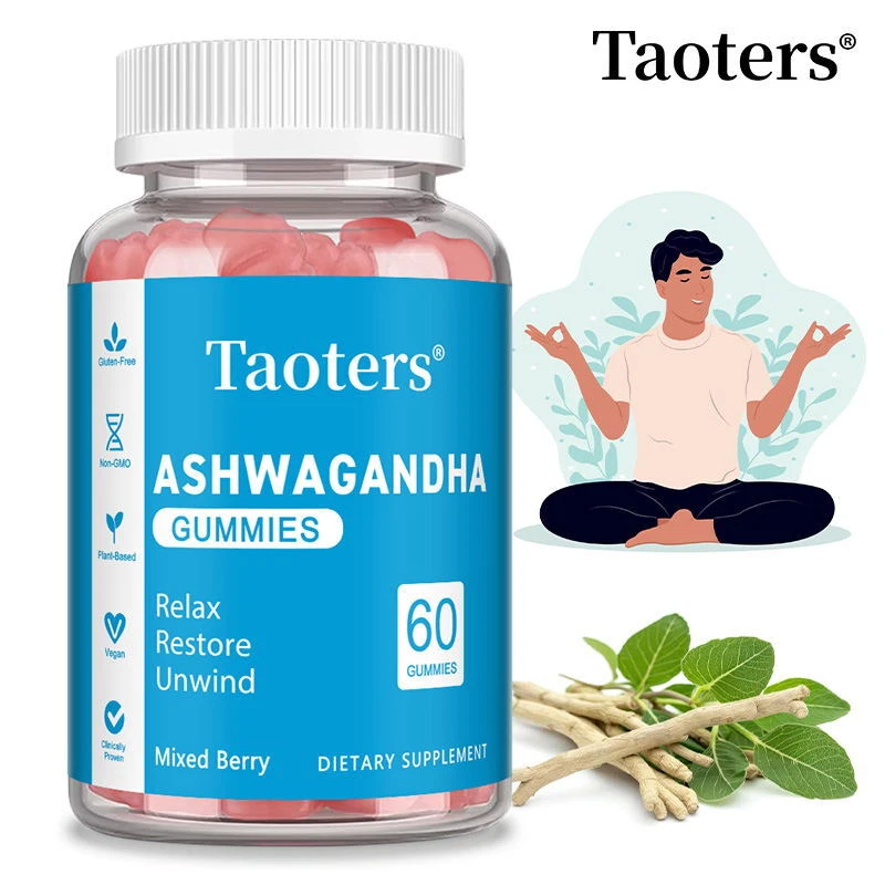 Ashwagandha Gummies 60 pcs - Helps you sleep, relax and relieve stress