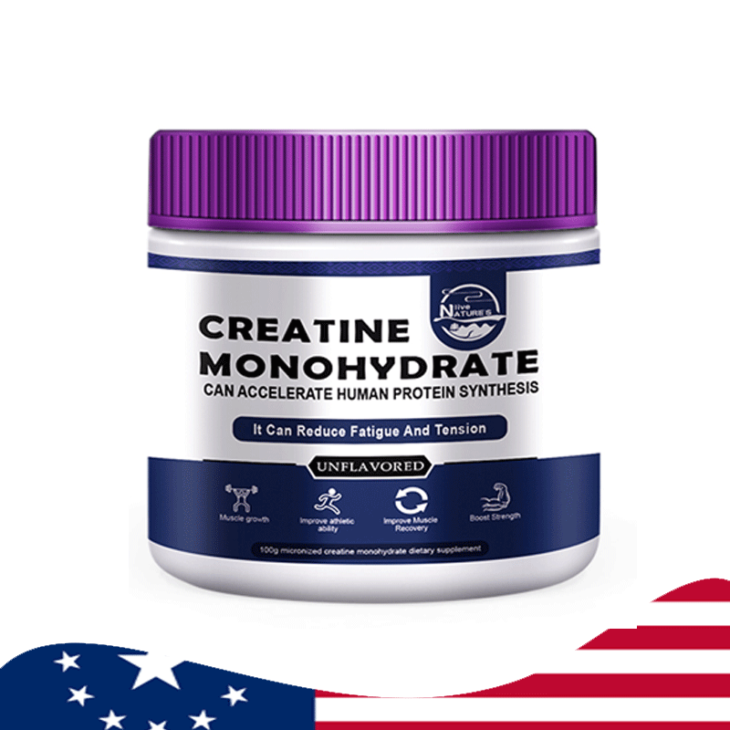 Unflavored Creatine Monohydrate 100 Gram Powder Muscle Building Muscle Support