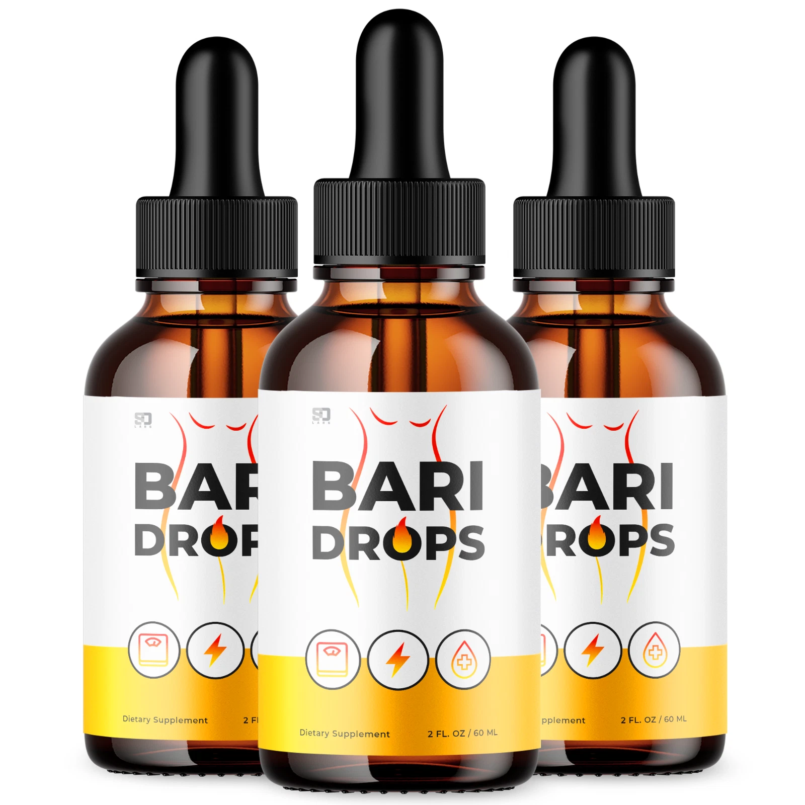 Bari Drops - Natural Wellness Support Supplement (3 Pack)