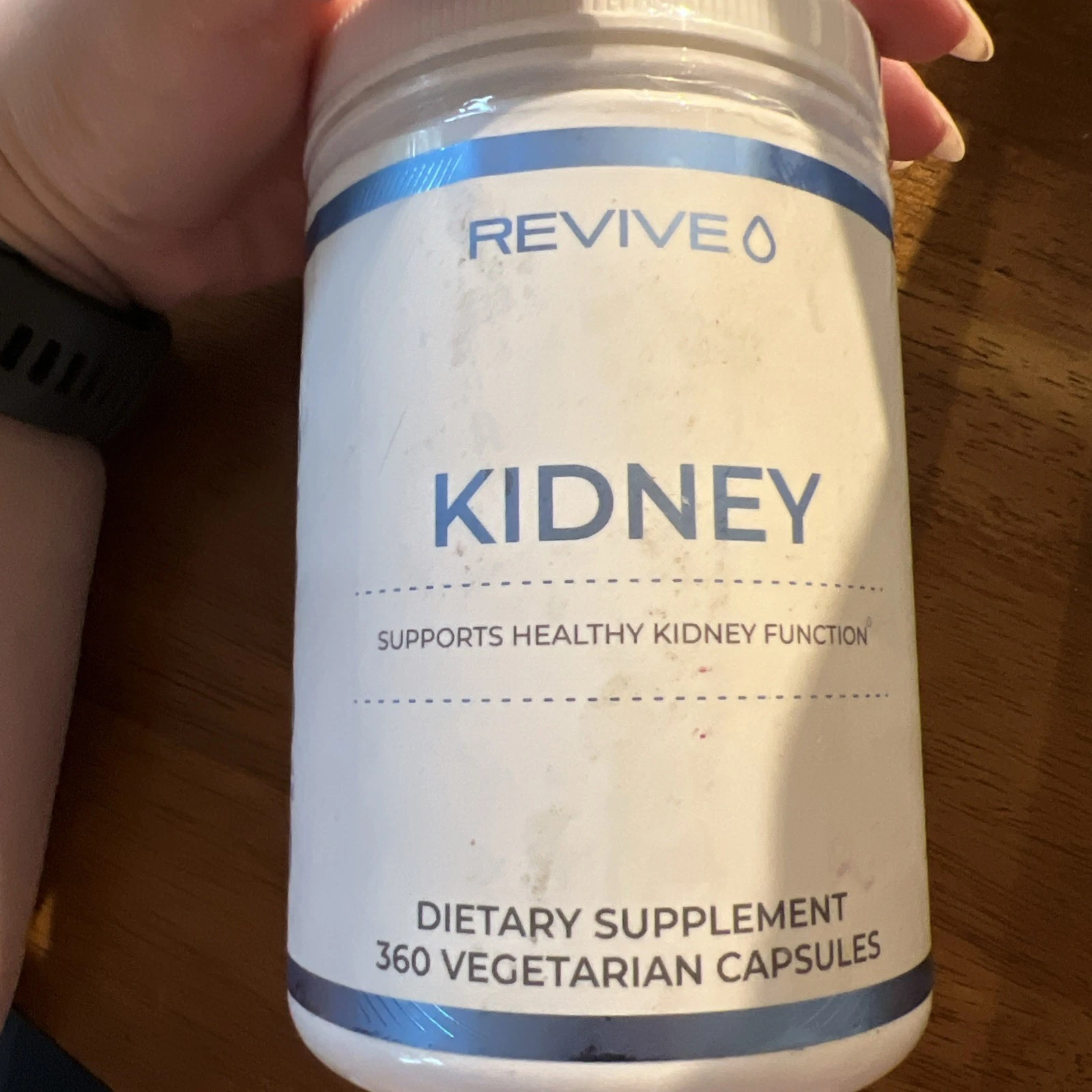 Revive MD KIDNEY Supports Healthy Kidney Function 360 Veggie Caps Exp 10/25