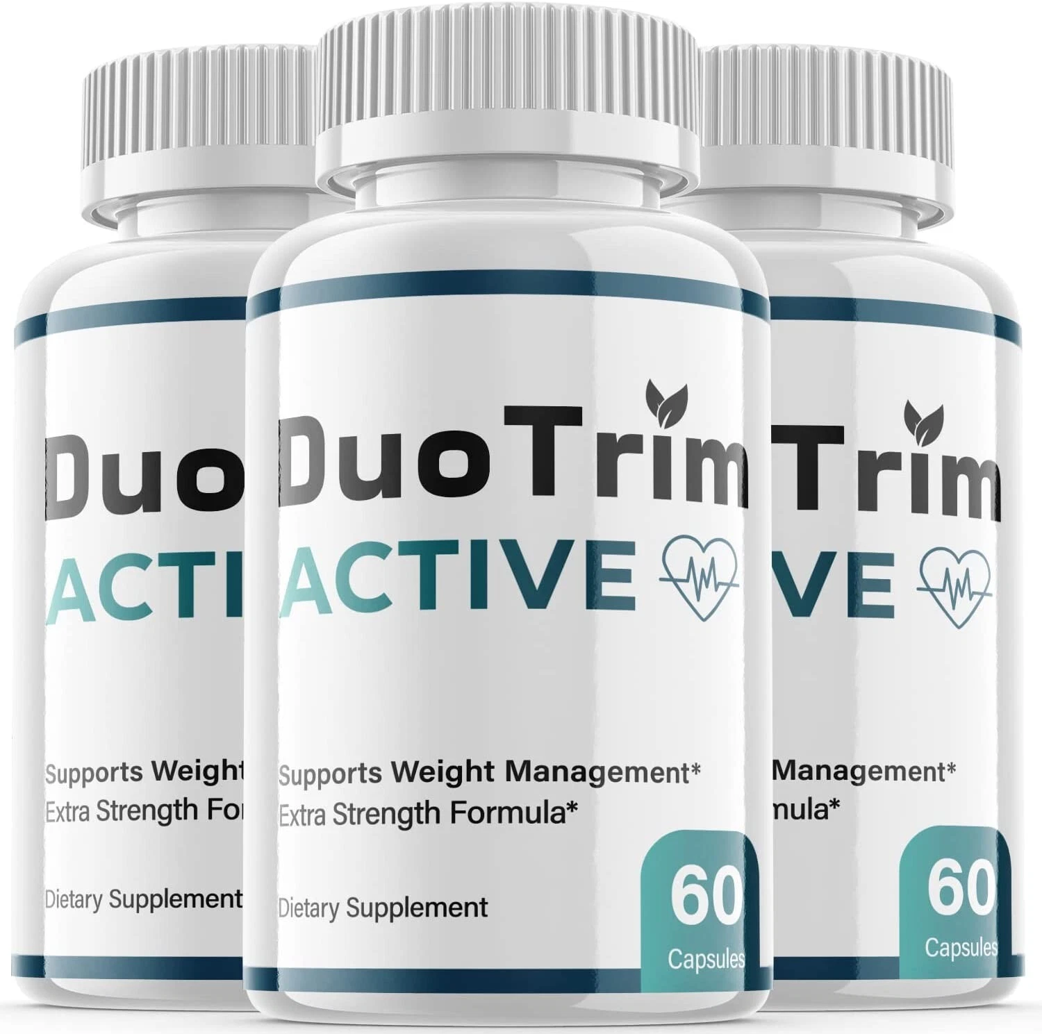 3 Pack-Duo Trim Active Keto Pills - Duo Trim Active Support Weight Loss-180 Caps