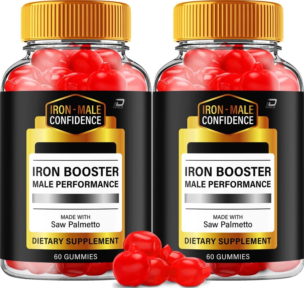 (2 Pack) Iron Booster Gummies for Men – Iron Male Gummy All-Natural Reviews