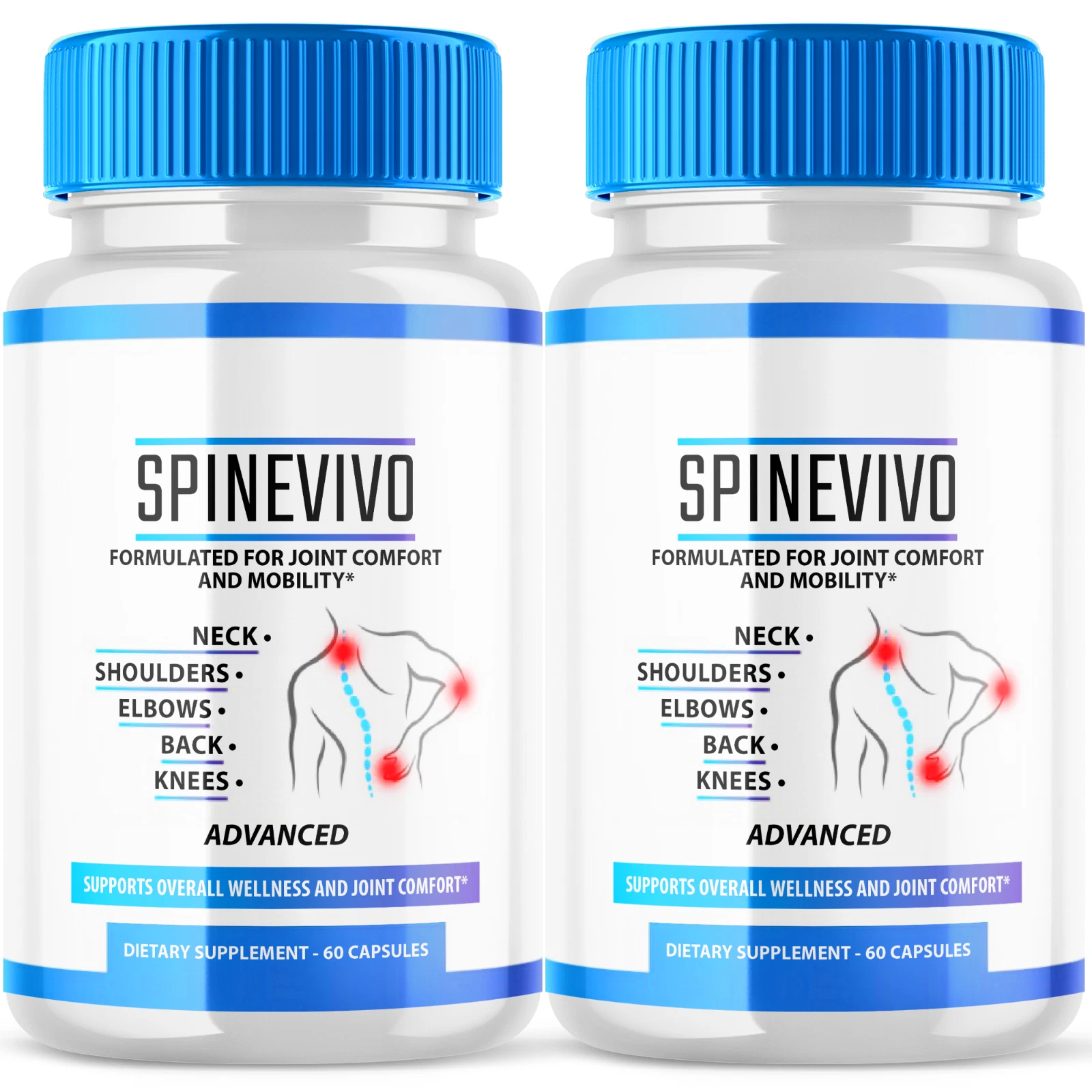 Spinevivo Advanced Joint Support Spine Vivo Formulated for Mobility 120 Capsules