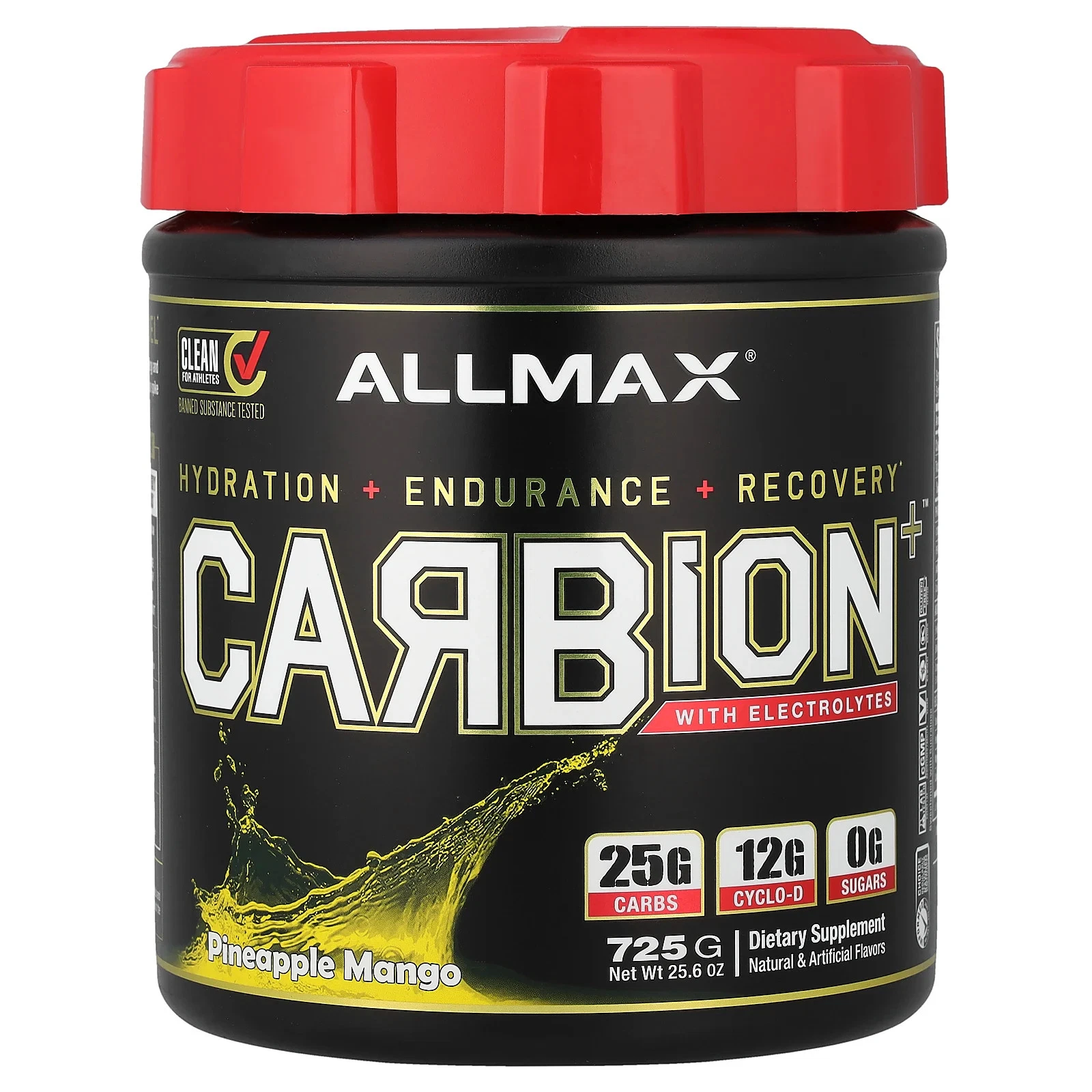 CARBION+™ With Electrolytes, Pineapple Mango, 25.6 oz (725 g)