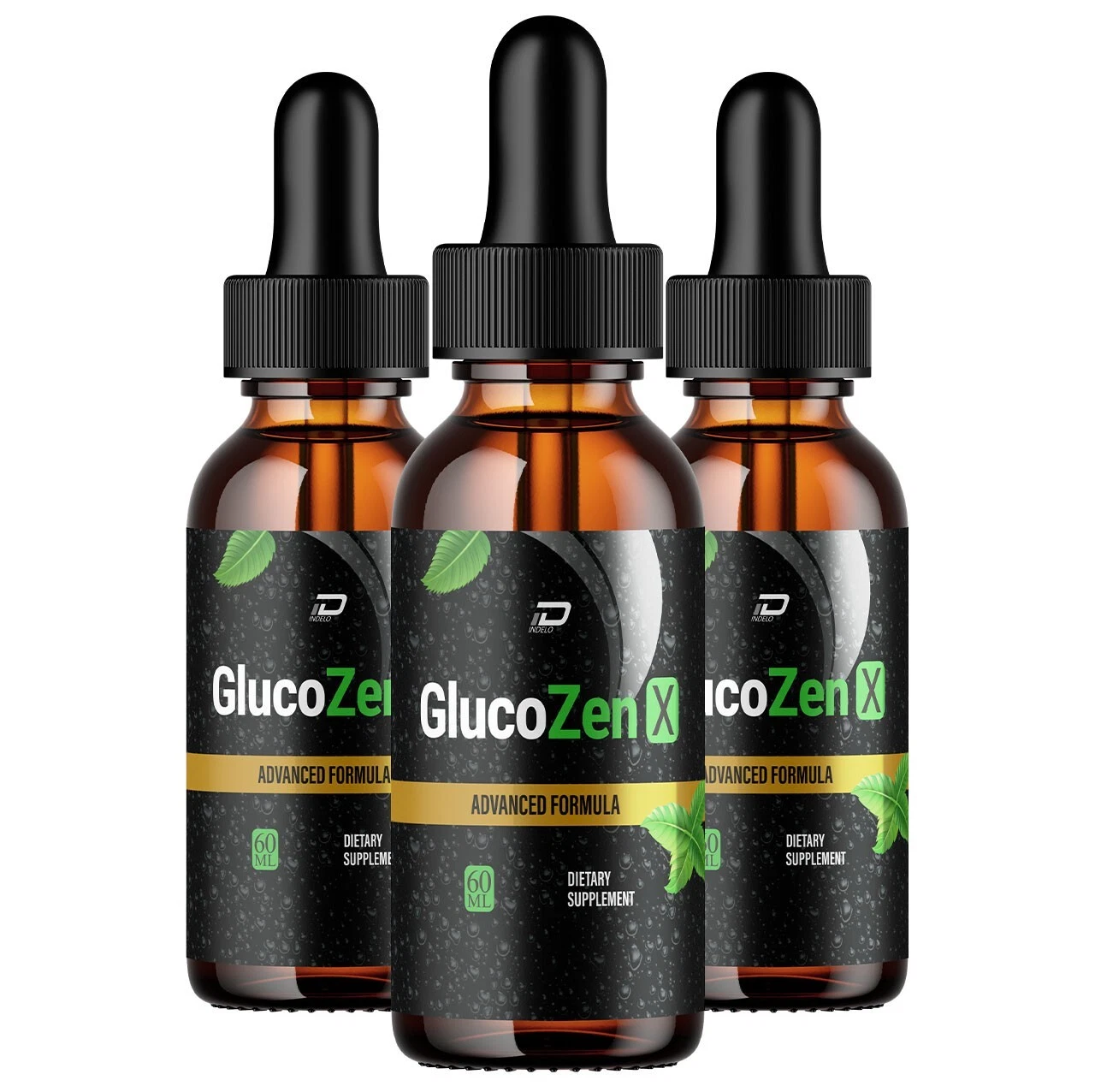 (3 Pack) GlucoZenX – GlucoZen X Extra Strength All Natural Healthy Organic