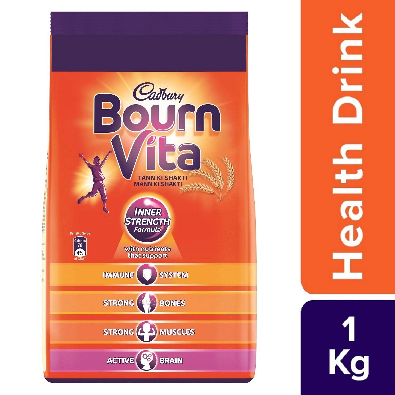 1 Kg BOURNVITA Cadbury BOURNVITA Health Drink Pouch 1000 grams FREE SHIP