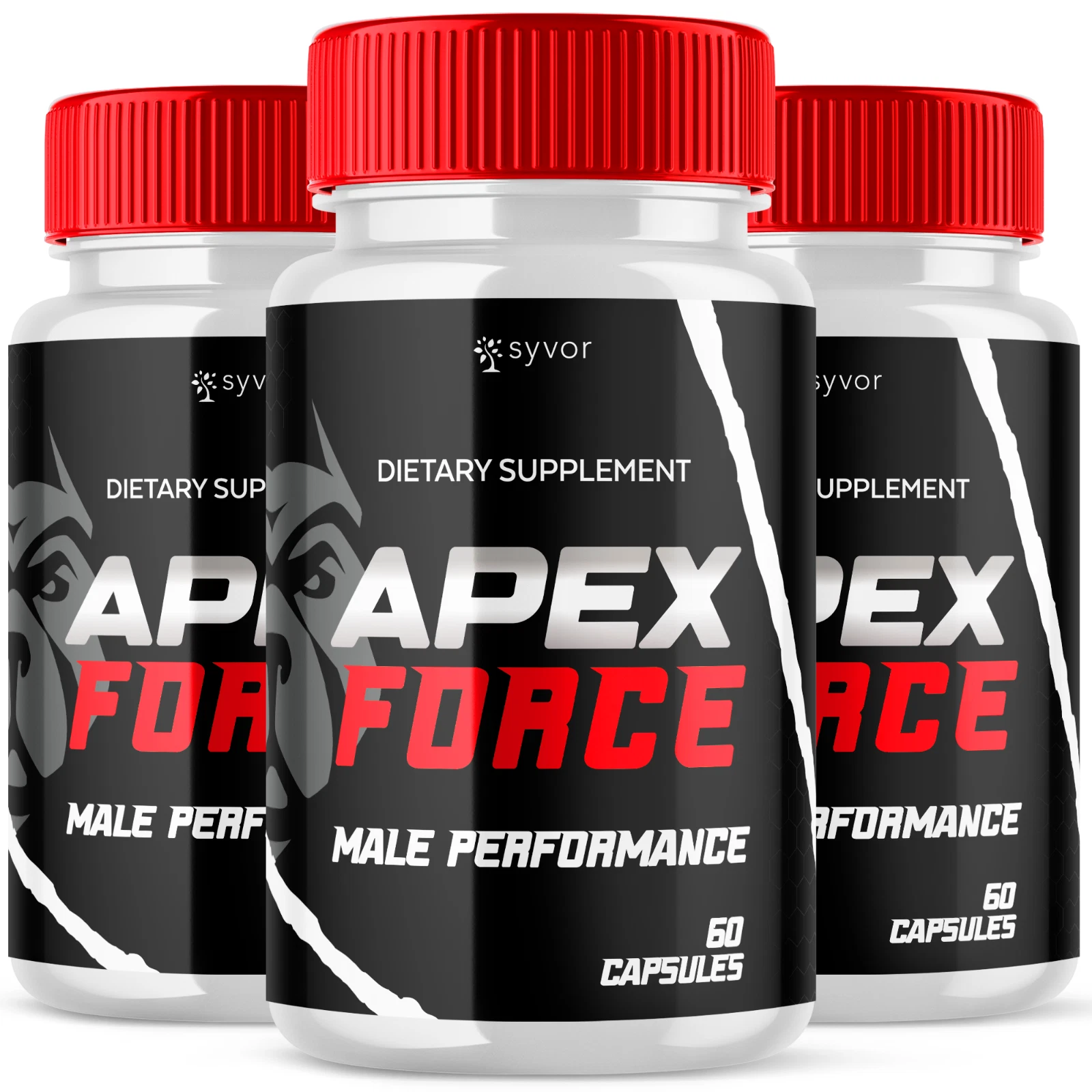 Apex Force Pills for Men Max Strength Apex Force Formula Supplement 180 Capsules