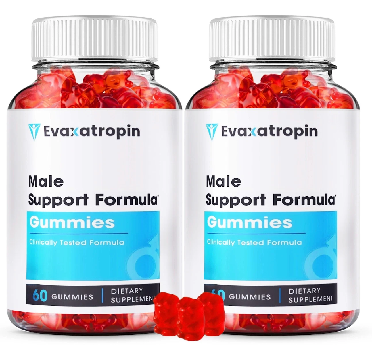 (2Pack) Evaxatropin Male Gummies - Evaxa tropin Gummy for Men - Male Enhancement