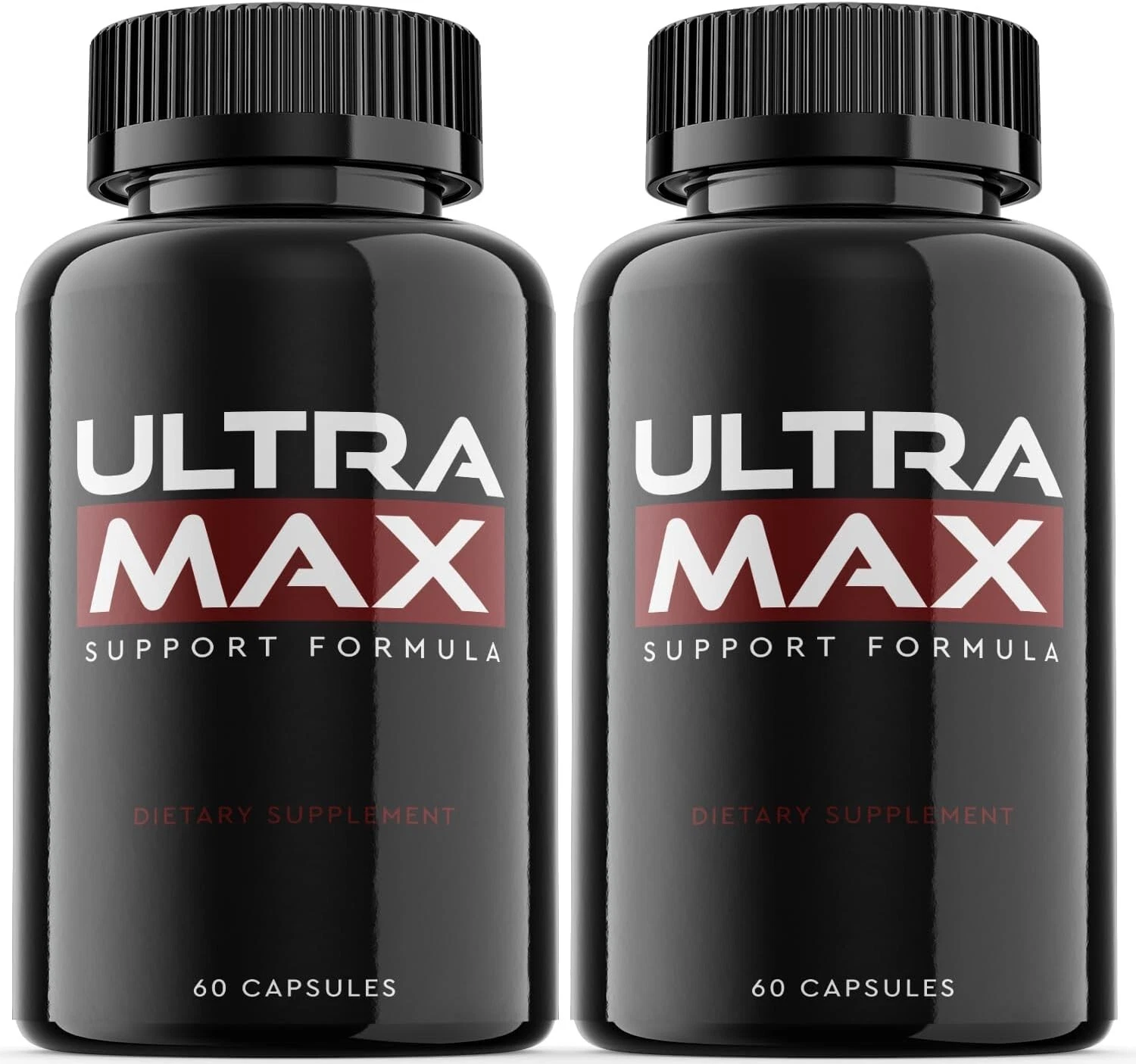 2 Pack - Ultra Max - Vegan, Male Vitality Pills - 120 Capsules