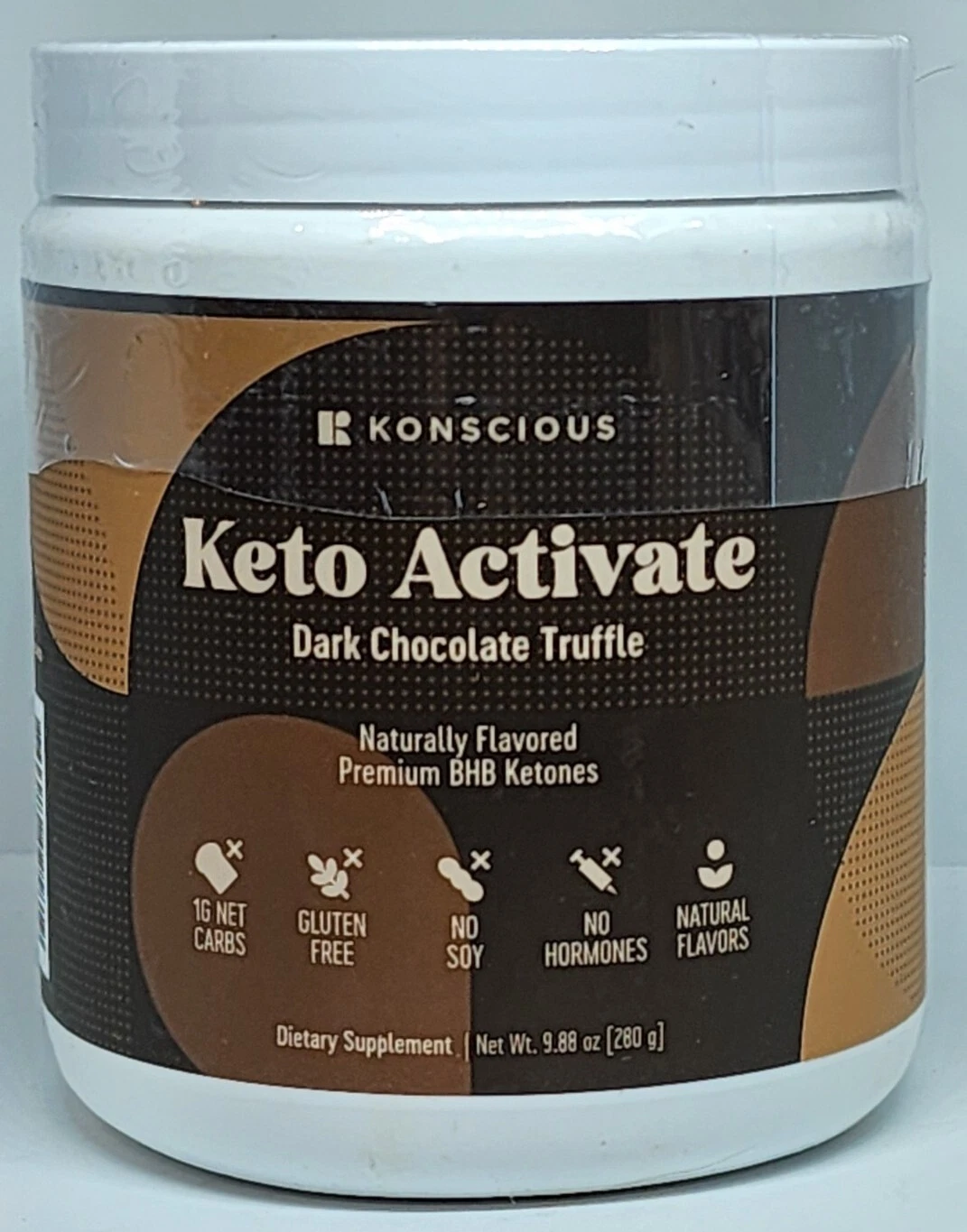 Konscious Keto Activate Dark Chocolate Truffle BHB Ketones New Sealed Exp. 10/26