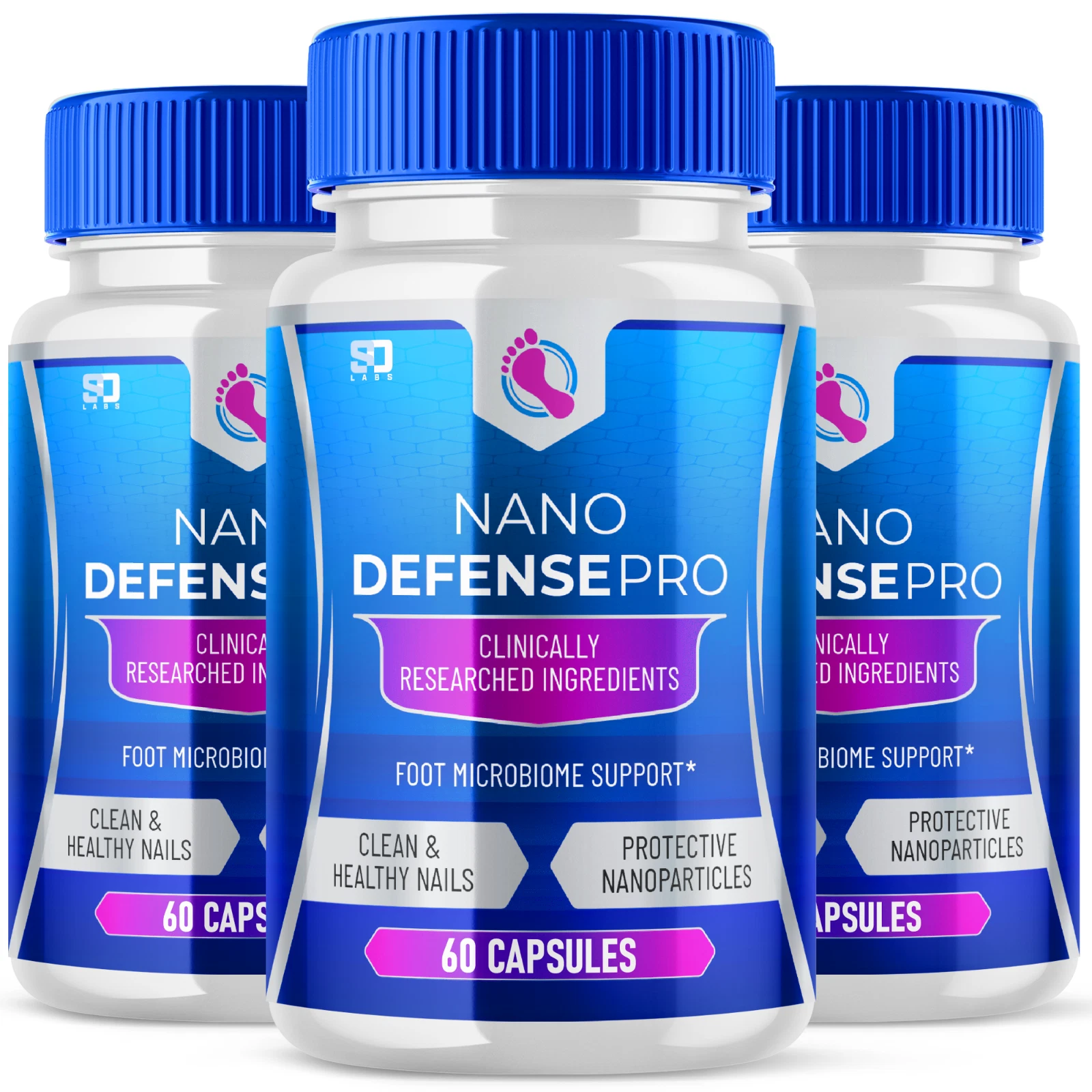 Nano Defense Pro for Healthy Skin and Nails Fungus Support Supplement 3Pack