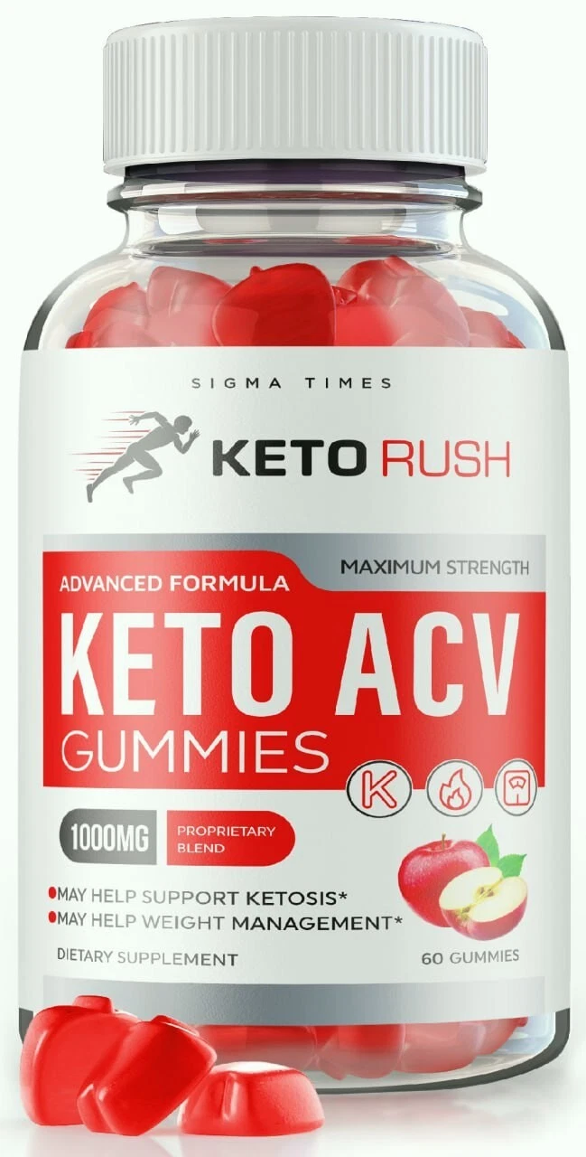 Keto Rush ACV Gummies for Advanced Weight Loss and Energy 60ct
