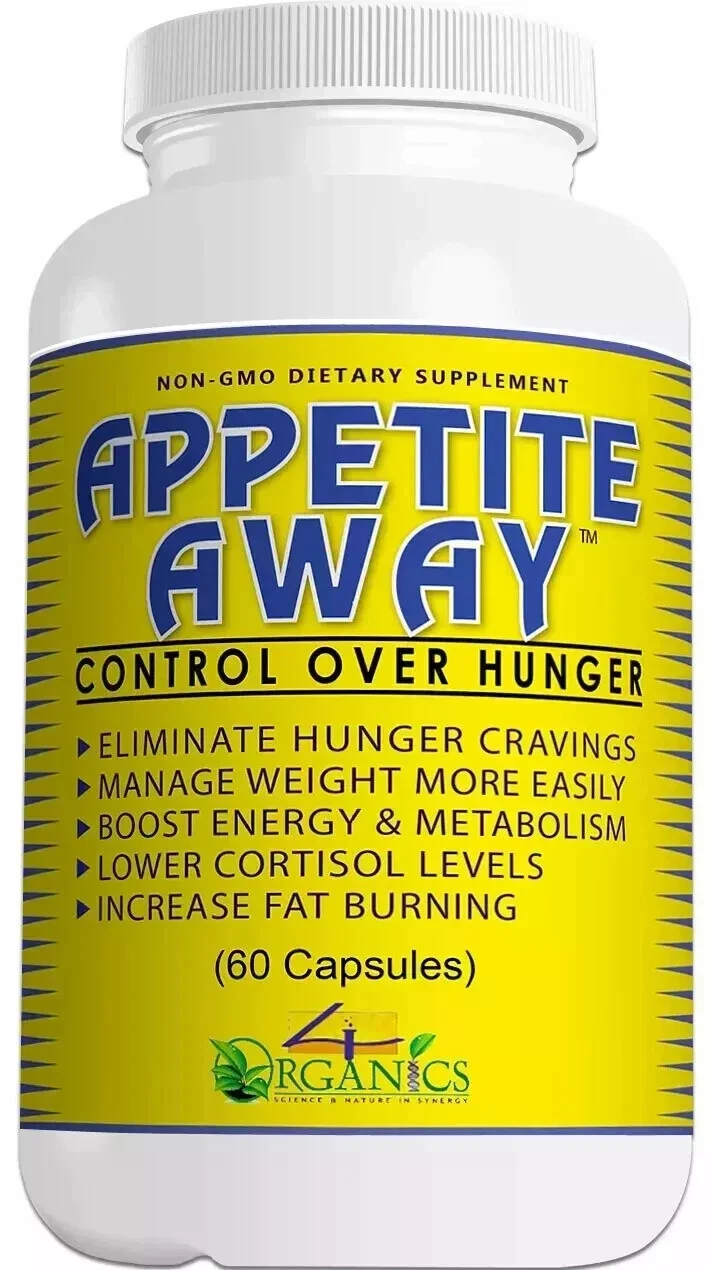 Appetite Away Hunger Suppressant Weight Loss Supplement (60 Capsules) Pack of 1