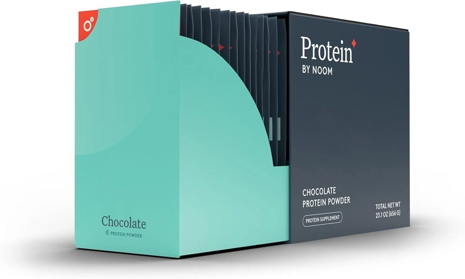NOOM Chocolate Protein Vitamins Minerals, 15 Packets, Exp 12/25
