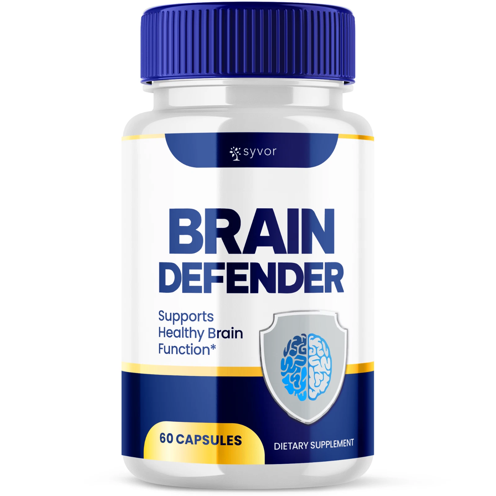 Brain Defender Nootropic Formula Supplement Brain Health Support 60 Capsules