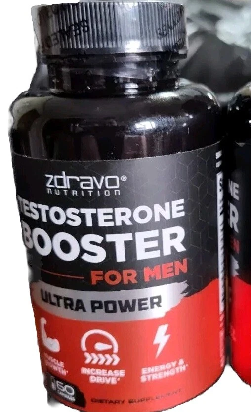Zdravio Nutrition Testosterone Booster For Men Ultra Power 60 caps Exp 09/2026