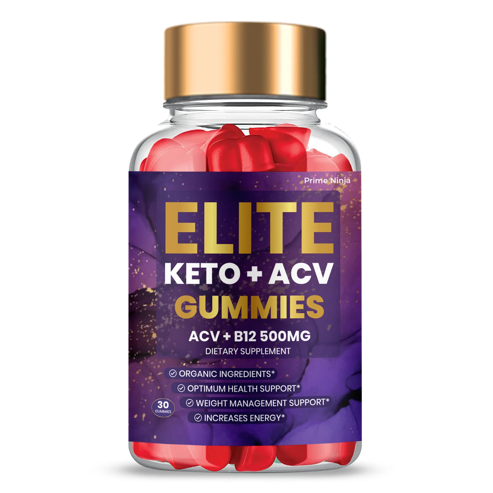 Elite Keto ACV Gummies, Official Elite Keto Plus ACV Gummies (1 Bottle)