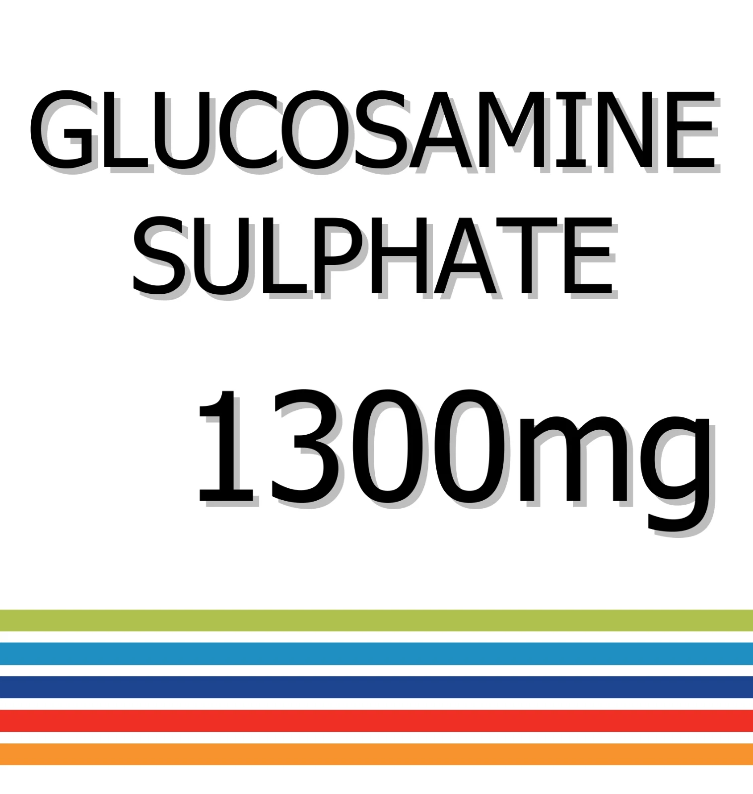 GLUCOSAMINE SULPHATE 1300mg x 30 Tablets - Inflammation Control