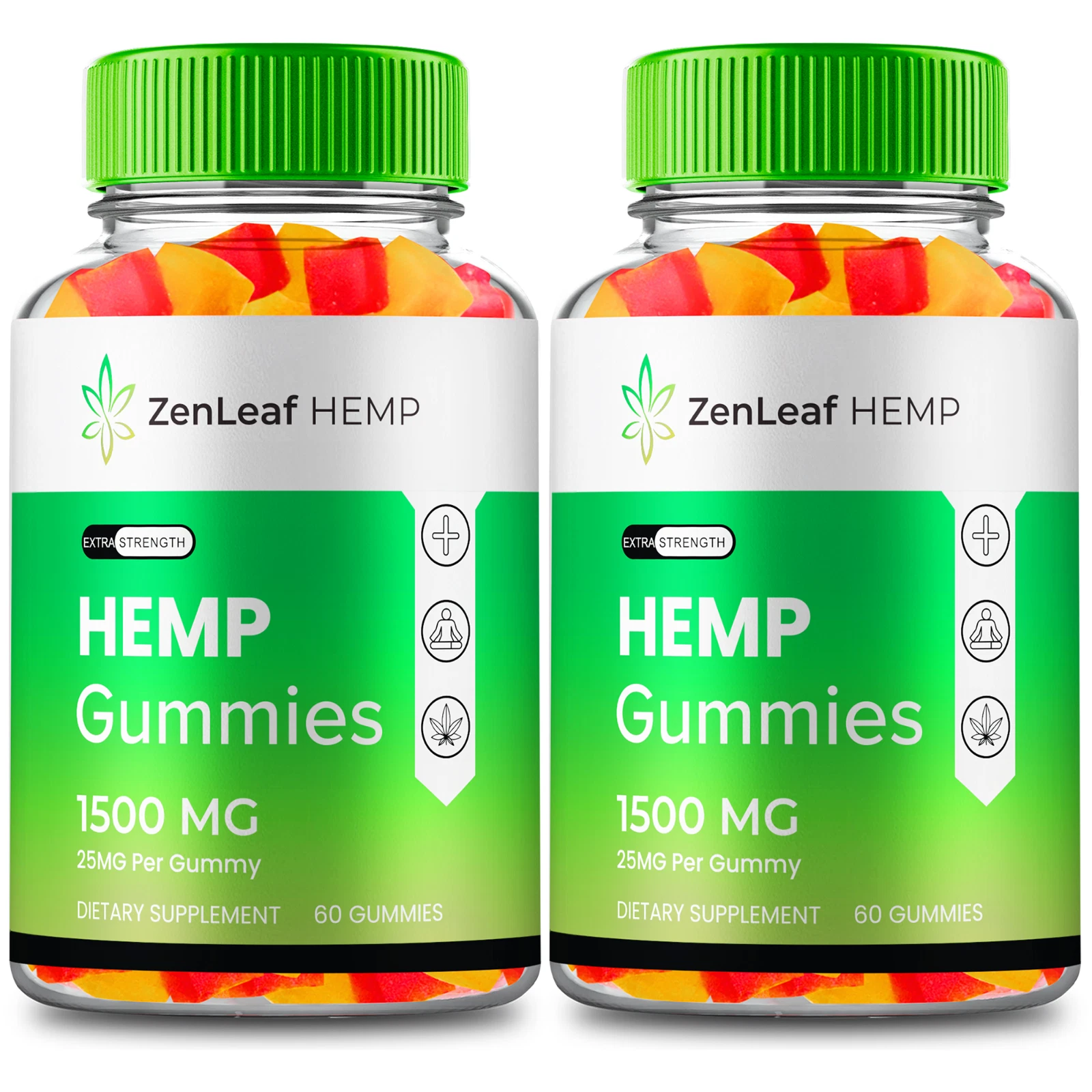 (2 Pack) Zenleaf Gummies, Zenleaf Health and Wellness Support (120 Gummies)