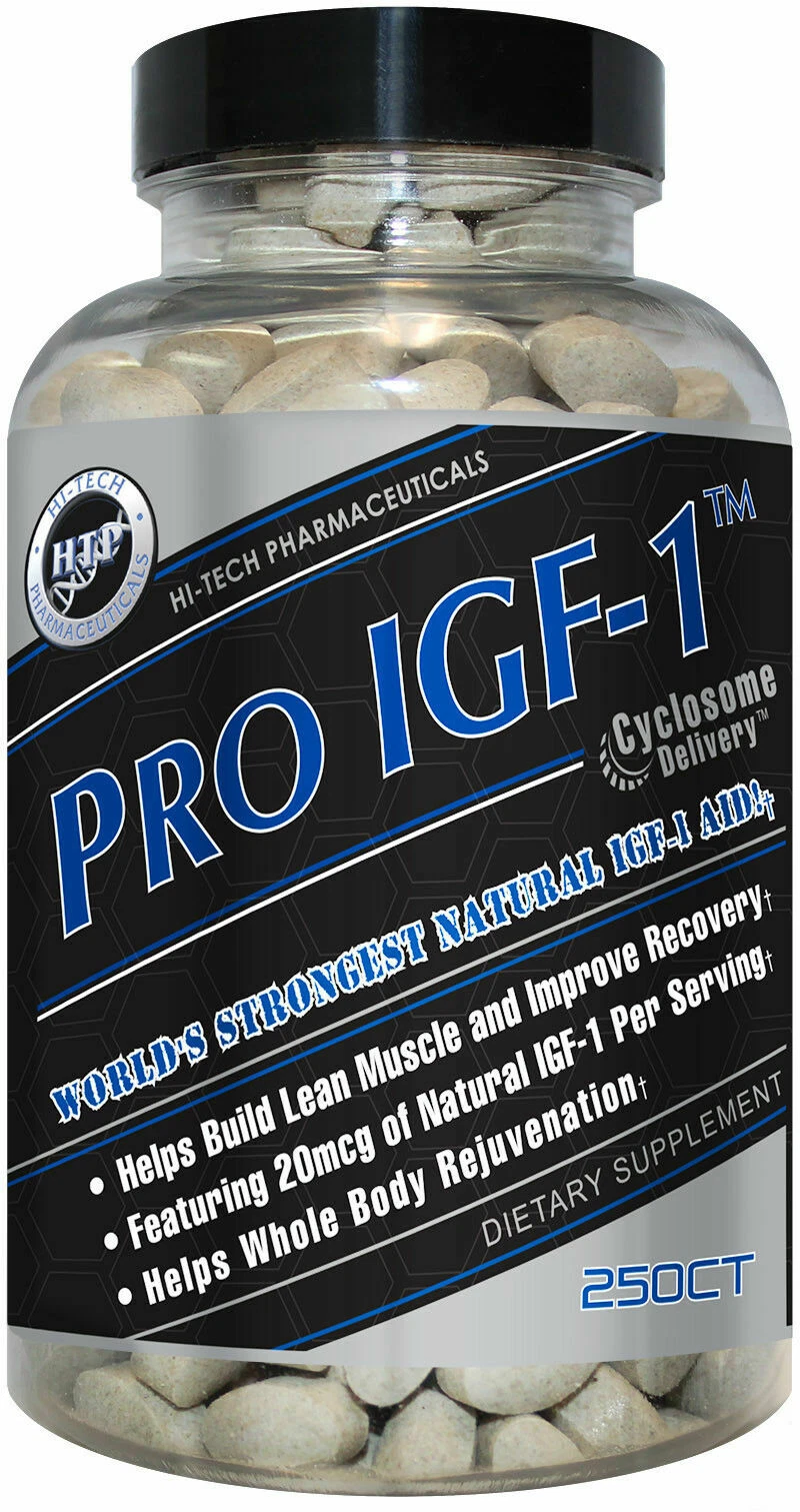 Hi-Tech Pharmaceuticals Pro IGF-1 Dietary Supplement, 250 Tablets