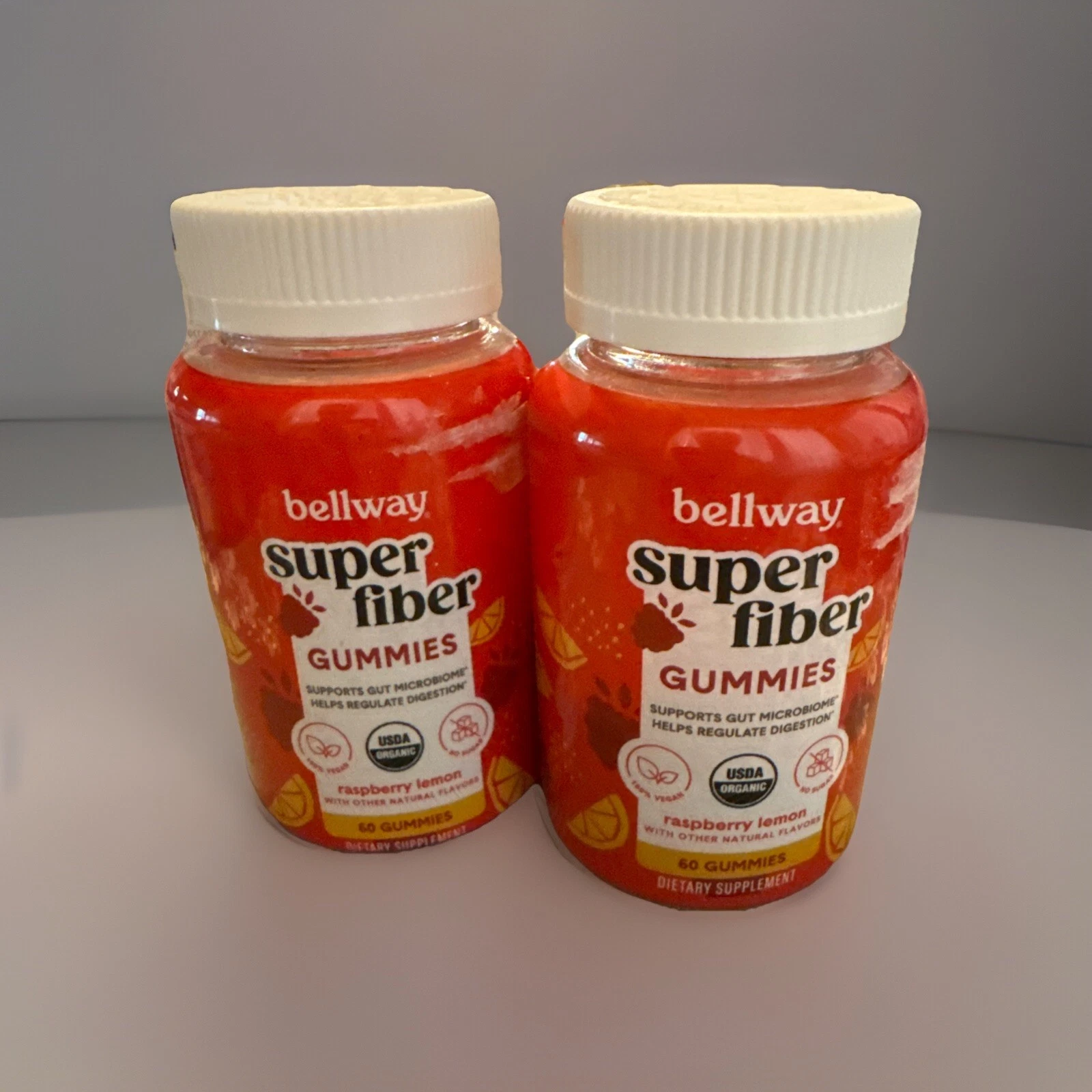 Bellway Raspberry Lemon Super Fiber Gummies EXP 07/2025 (60)Gummies