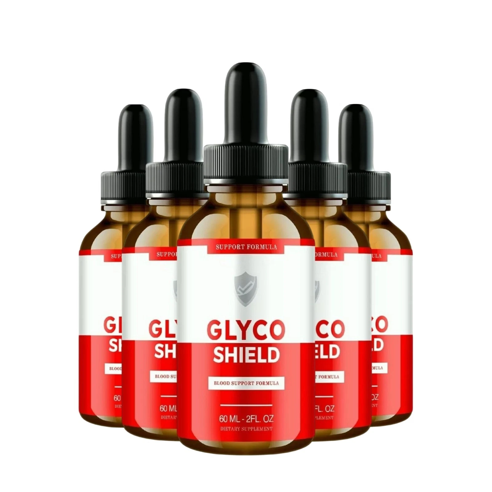 (5-Pack) Glyco Shield Drops, GlycoShield Drops to Support Healthy Blood