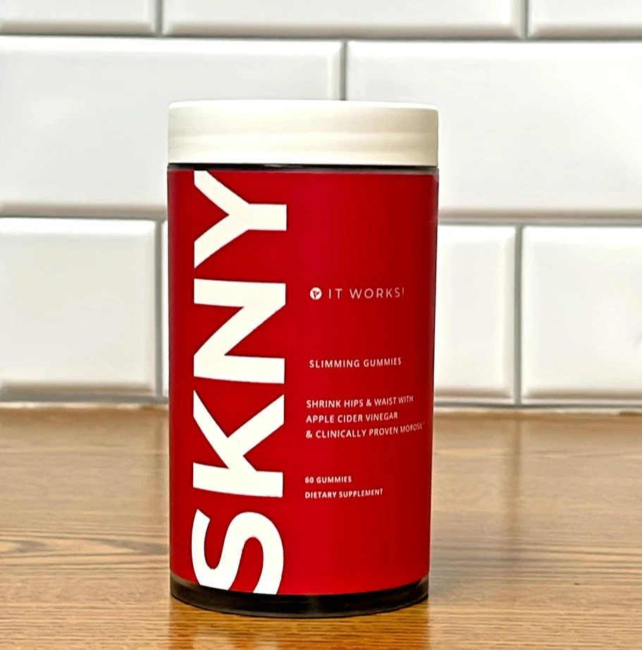 It Works Skinny Gummies- SKNY- Morosil Blood Orange Apple Cider Vinegar-NEW!