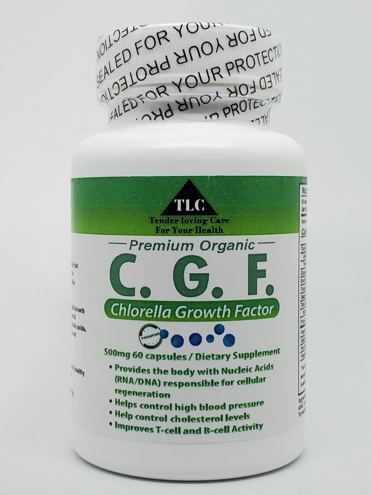 CHLORELLA GROWTH FACTOR (C.G.F.) *Optical Density 5000 ANTI AGING - Top Potency