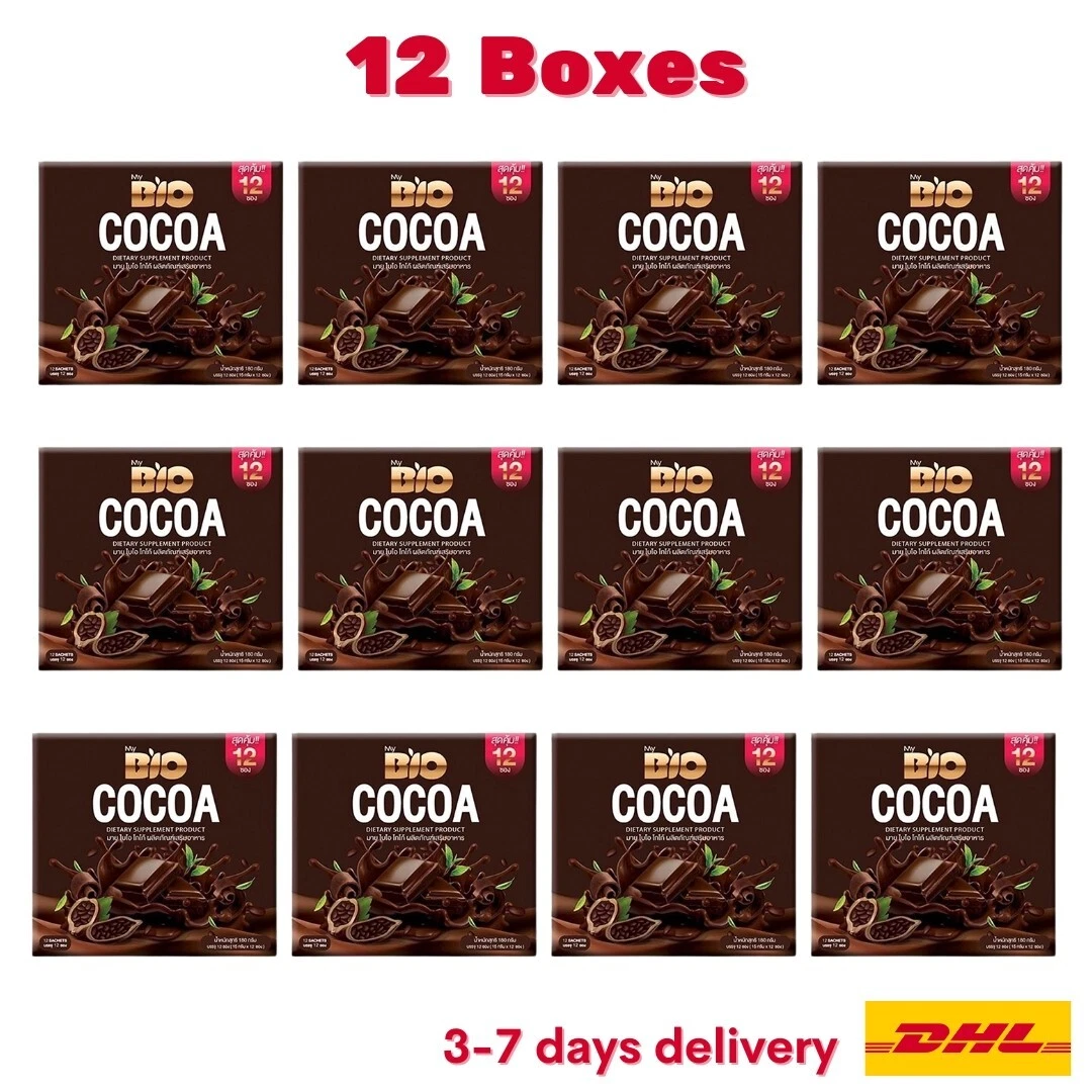 10 BIO Cocoa Mix L-Carnitine Weight Control Fat Burn No Sugar Diet Healthy Drink