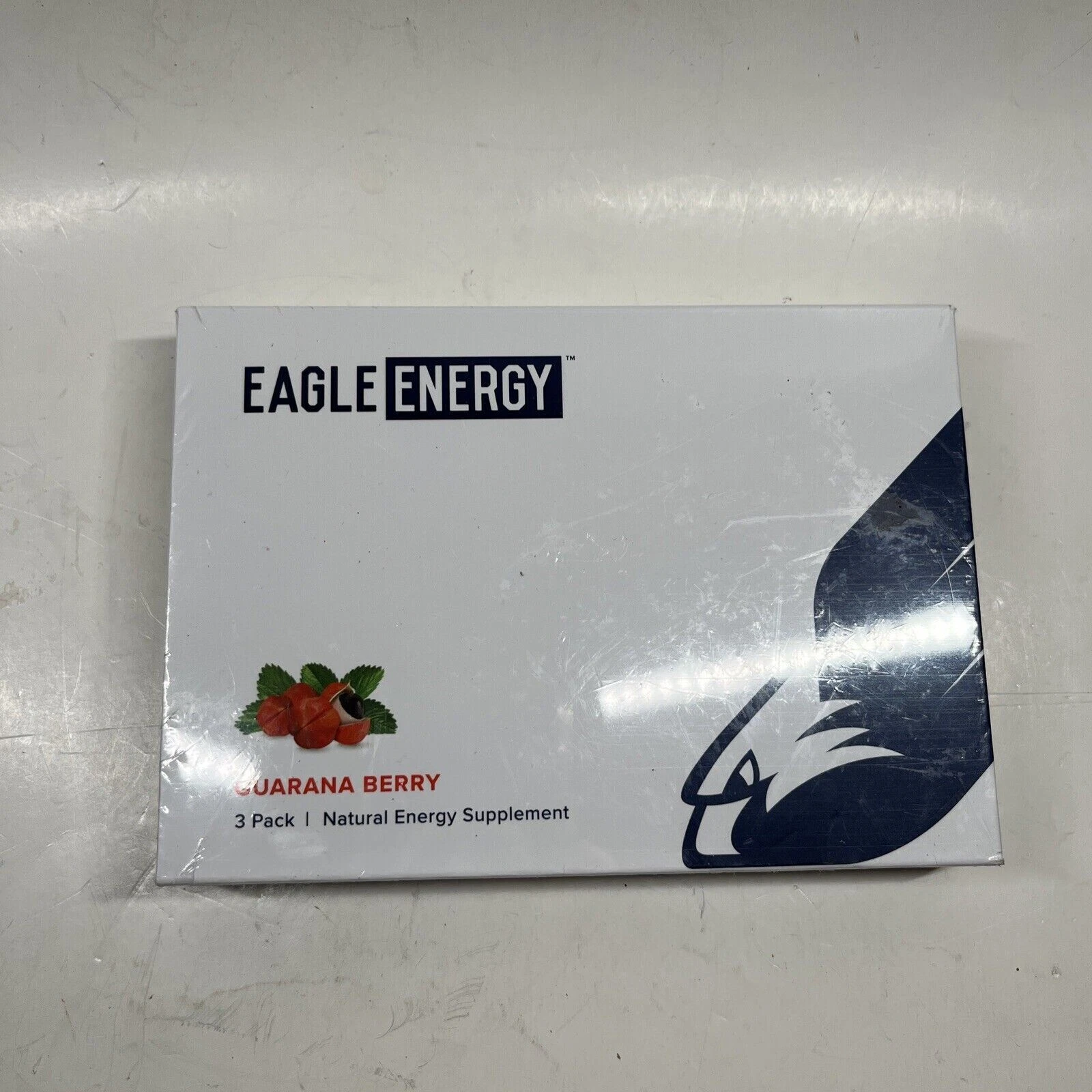Eagle Energy 3 Pack Natural Caffeine Energy Supplement Inhaler Guarana Berry