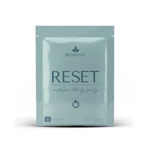 Bravenly Reset-Desintoxicación de órganos de cuerpo completo-*Revitalizar-Desintoxicar-Purificar* (6 cápsulas)