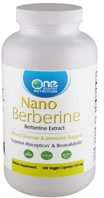 One Planet Nutrition Nano Berberine Capsules - 250 mg (120 Count)