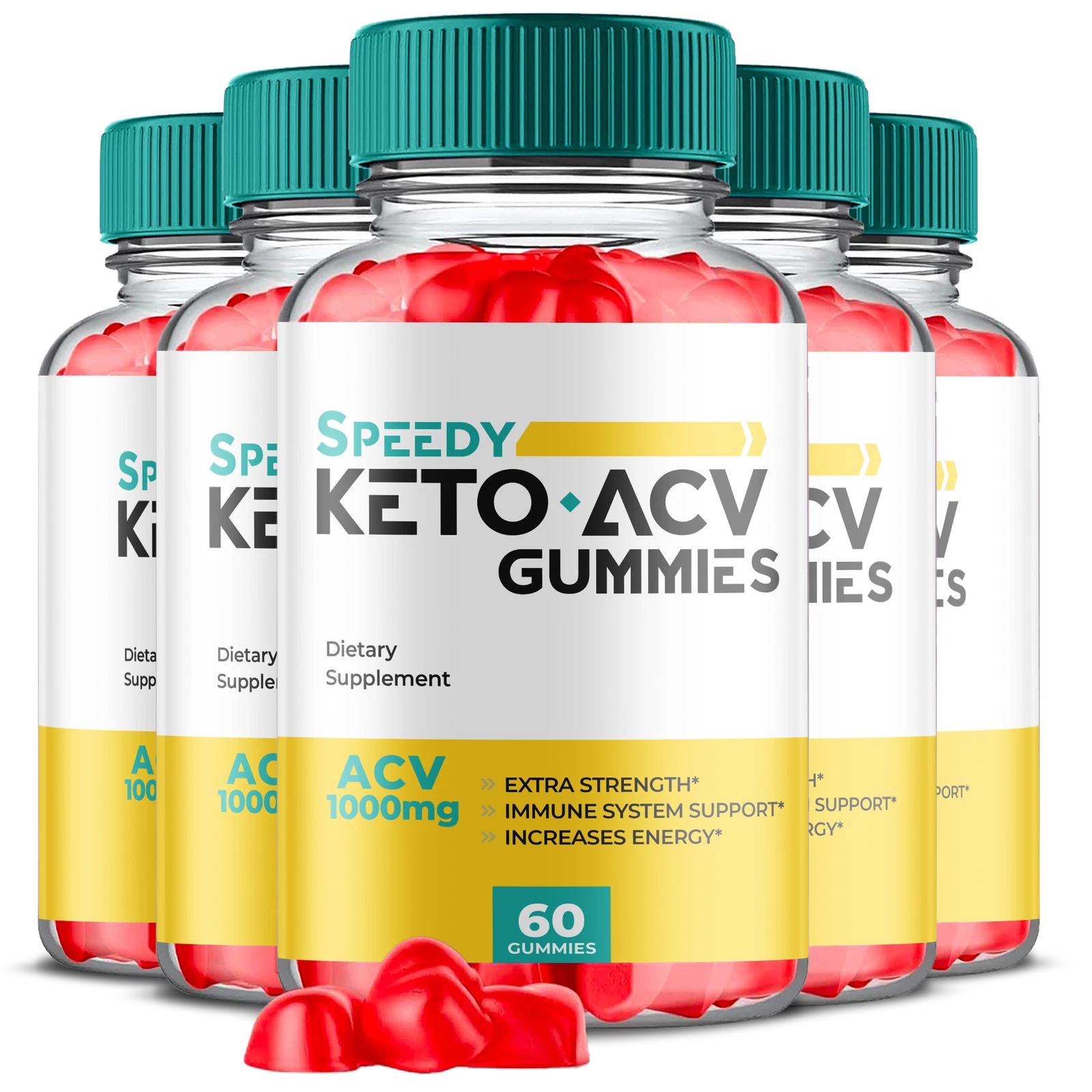 Speedy Keto ACV Gummies - Speedy Keto Gummys, Weight Loss OFFICIAL - 5 Pack