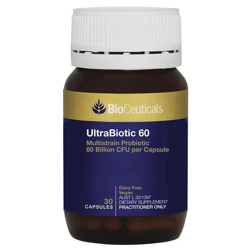 Bioceuticals Ultrabiotic 60 Billion CFU Multistrain Probiotic