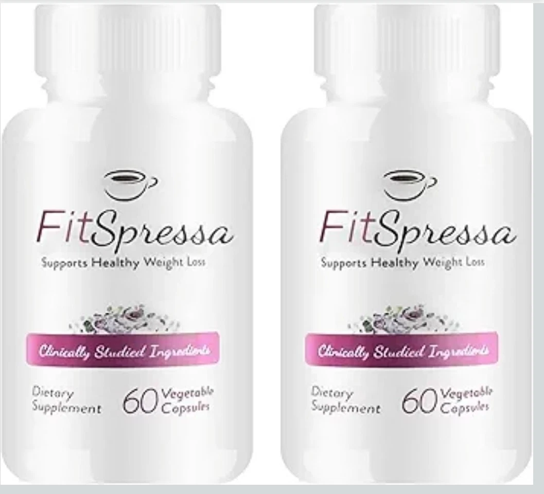2 Pack FitSpressa Health Support Supplement Healthy Weight Loss 60 Capsules Pack