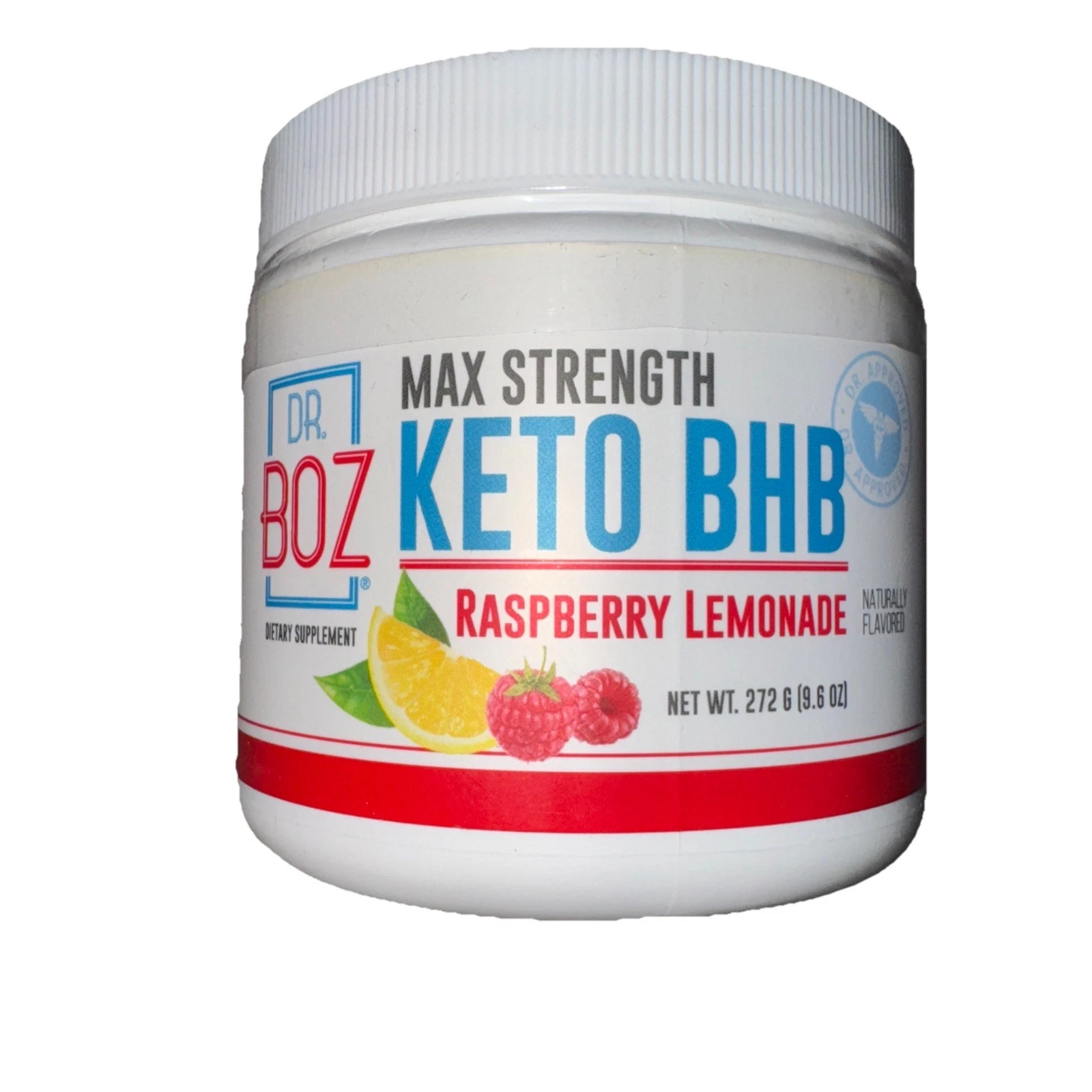 Dr. Boz - Keto BHB Powder - Raspberry Lemonade Sealed 20 Servings Ketones Drink