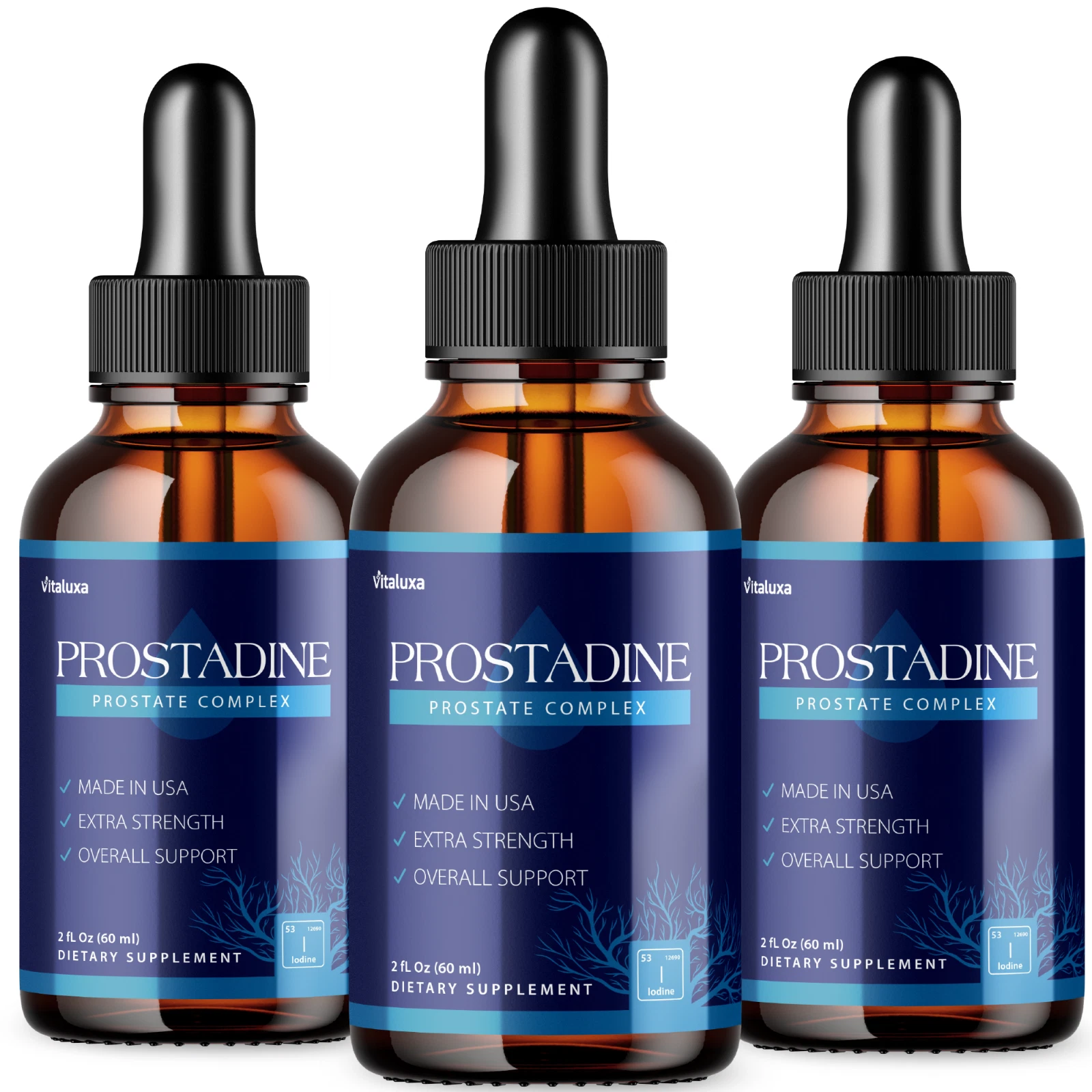 (3 Pack) Prostadine Liquid Drops for Prostate Health Official Formula (6 oz)