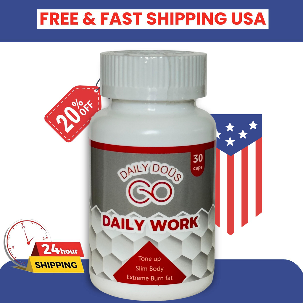 Daily Work Pills *** Brand New and Sealed *** by Daily Dous / Skinny 365 - USA.