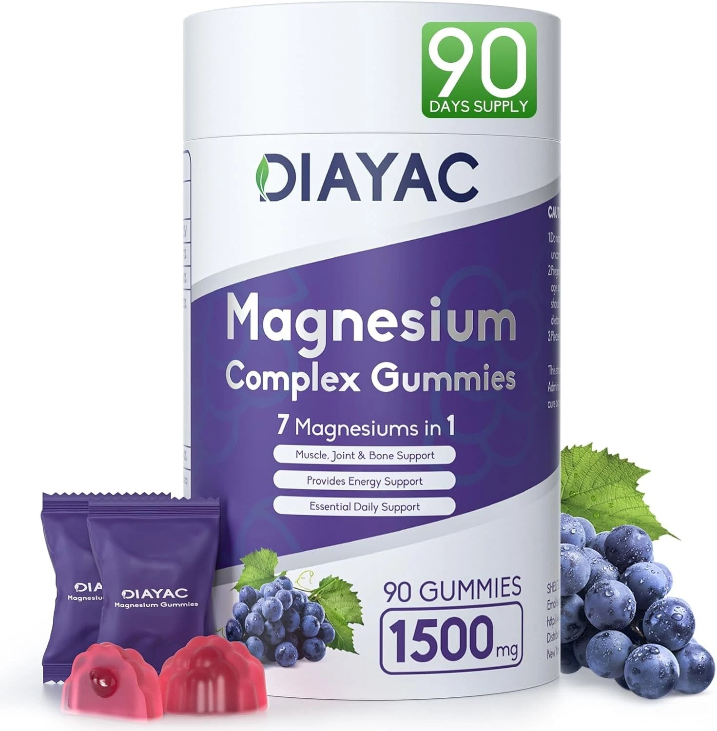 Magnesium Complex Gummies, Individually Packaged Magnesium Supplement, Magnesium