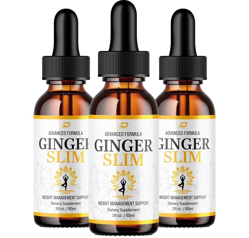 (3 Pack) Ginger Slim Drops – GingerSlim Extra Strength All Natural Organic
