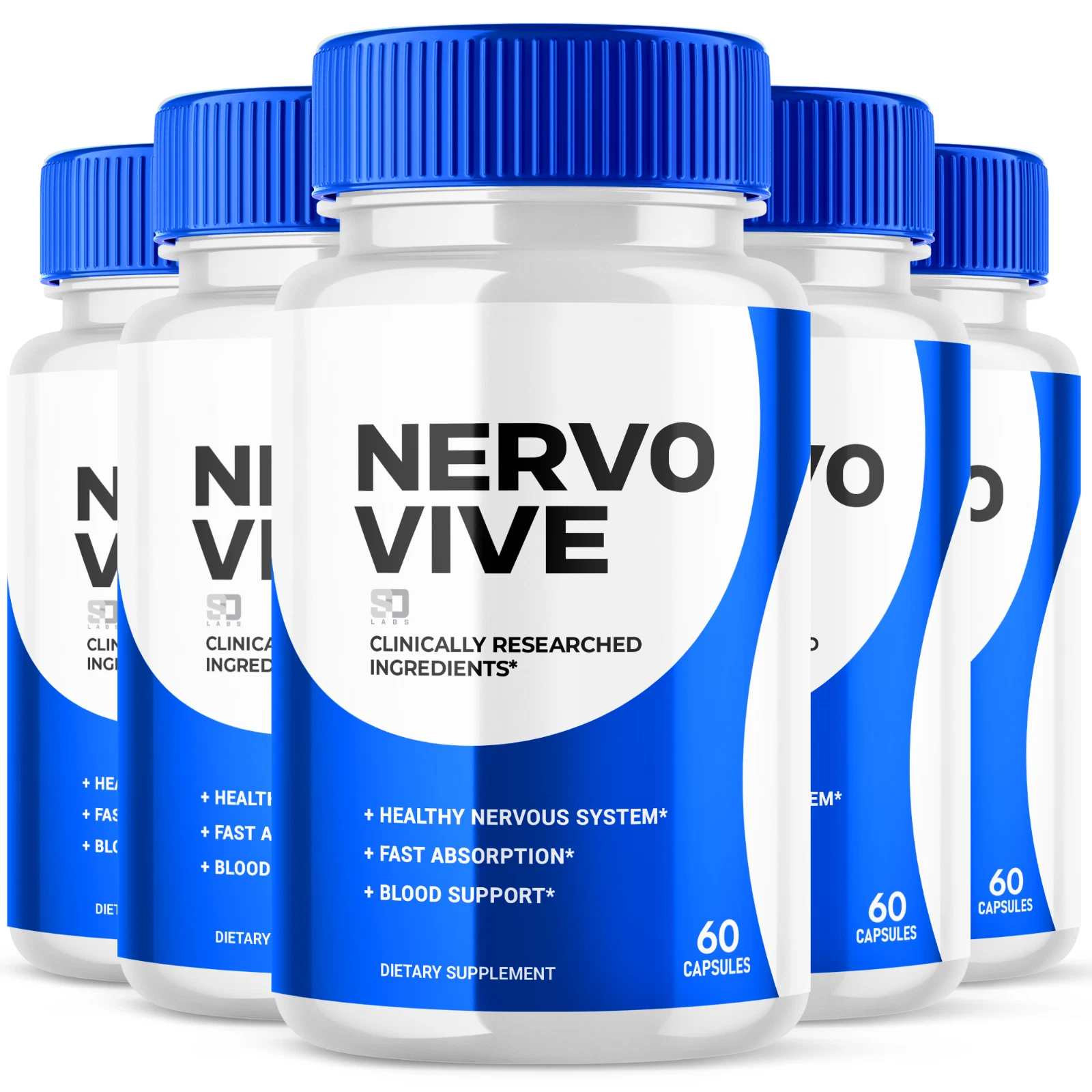 Nervovive Nerve Relief Pills to Support Mobility & Reduce Nerve Aches (5 Pack)