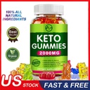 2000mg Keto Gummies For Fat Burner Weight Loss ACV Gummy Appetite Suppressant US
